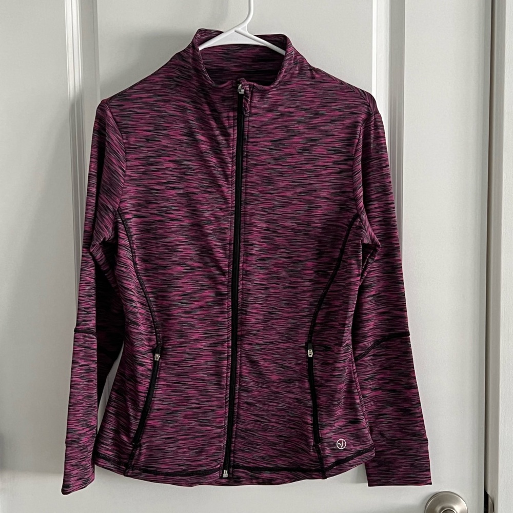 Vogo athletica purple marbled women track jacket
